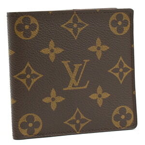 Louis Vuitton Porte Bie Carte Monnet Bi fold Wallet Brown